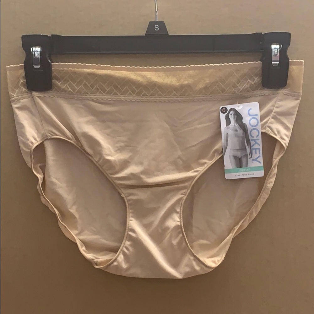 Jockey line free look Hipster panty Size 6 Nude